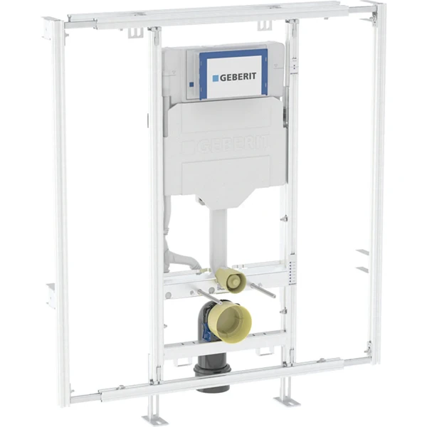 Geberit GISeasy module pour WC suspendu 1200 mm - avec réservoir intégré Sigma 12 cm - réglable en largeur 900-1250 mm
