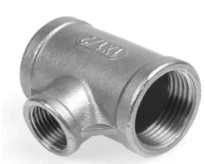 STD Inox 316 130R tee reduit FFF 5/4 x 4/4 x 5/4