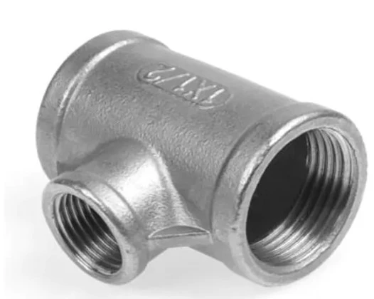 STD Inox 316 130R verloop T-stuk FFF 6/4 x 1/2 x 6/4