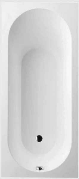 V&B Oberon Rechthoekig bad 1800 x 800 mm Stone White