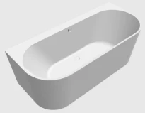 Villeroy & Boch Oberon 2.0 baignoire back-to-wall 1800 x 800 mm - Stone White