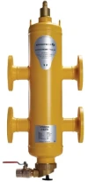 Spirotech SpiroCrosslucht & vuilafscheider met magneet DN 100 Flens P max. 10 bar T max. 110 °C