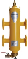 Spirotech SpiroCrosslucht & vuilafscheider met magneet DN 080 Flens P max. 10 bar T max. 110 °C