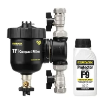 Fernox TF1 filtre Compact 3/4 x 3/4 avec Protector+ filtre fluid F9 265 ml - prix par set