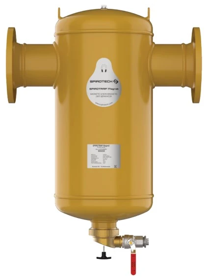 SPIROTECH Spirotrap vuilafscheider staal met magneet flens DN65