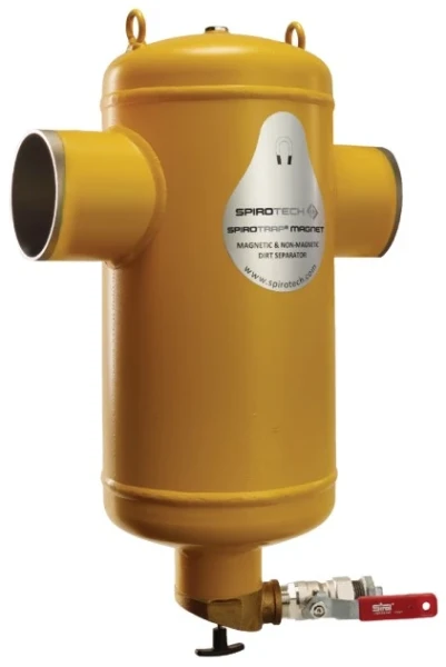 SPIROTECH Spirotrap seperateur boue acier avec aimant connexion de soudure DN50