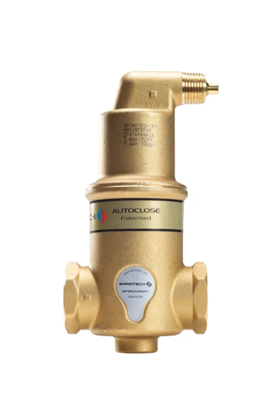 SPIROTECH Spirovent luchtafscheider Solar Auto Close horizontaal 4/4"F