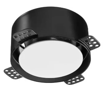 NoShow Air ventilatieventiel rond 125 mm - zwart - max 60 m³/h