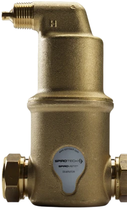SPIROTECH Spirovent luchtafscheider Junior horizontaal 2"F