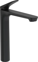 Hansa Hansagenesis mitigeur de lavabo surélevé - avec clic-clac - noir mat