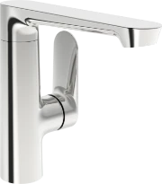 Hansa Hansagenesis mitigeur de lavabo avec poignée latérale - avec clic-clac - chrome