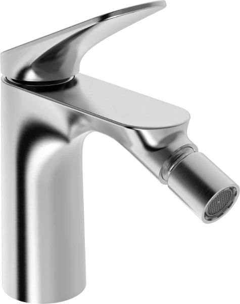 Hansa Hansagenesis mitigeur de bidet - avec clic-clac - acier brossé
