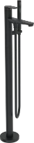Hansa Hansagenesis mitigeur de bain autoportant (au sol) - noir mat