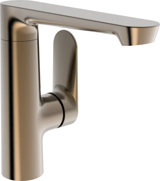 Hansa Hansagenesis mitigeur de lavabo avec poignée latérale - avec clic-clac - bronze brossé