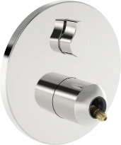 Hansa Hansagenesis kit de finition pour mitigeur encastrable - 2 fonctions - sans levier - chrome
