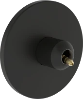 Hansa Hansagenesis kit de finition mitigeur encastrable - 1 fonction - sans levier - noir mat