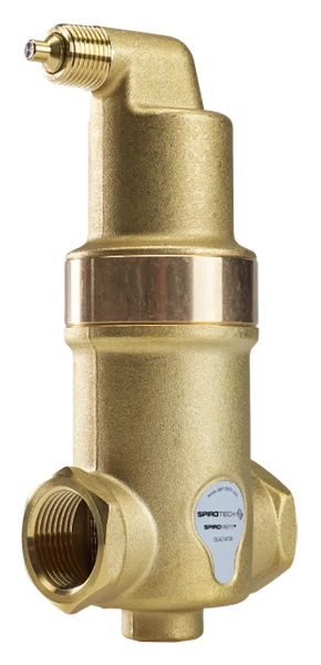 SPIROTECH Spirovent HT (180°C) luchtafscheider horizontaal  5/4"F