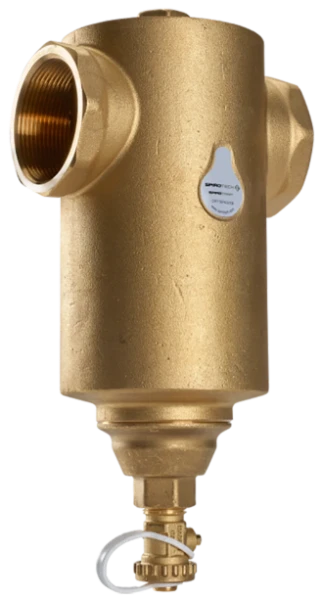 Spirotech SpiroTrap horizontale vuilafscheider FF 3/4 x 3/4 P max. 8 bar T max. 180 °C