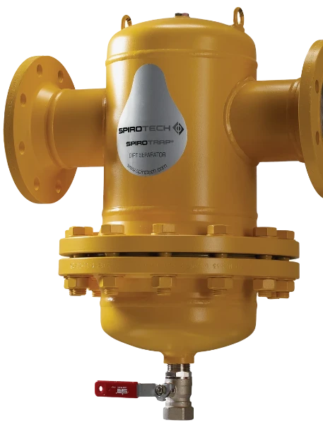 Spirotech SpiroTrap vuilafscheider DN 050 Flens P max. 10 bar T max. 110 °C