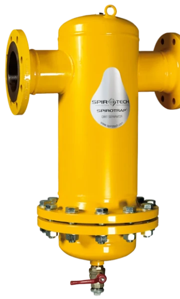 Spirotech SpiroTrap vuilafscheider Hi-flow DN 050 Flens P max. 10 bar T max. 110 °C