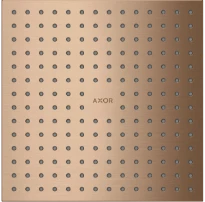 AXOR douche de tête 250/250 2jet modèle pr plafond encastré chr. Brushed Red Gold