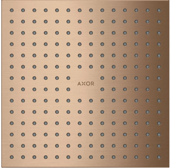 AXOR douche de tête 250/250 2jet modèle pr plafond encastré chr. Brushed Red Gold