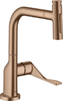 AXOR Citterio Select Mitigeur évier bec extrac. avec sBox Brushed Red Gold