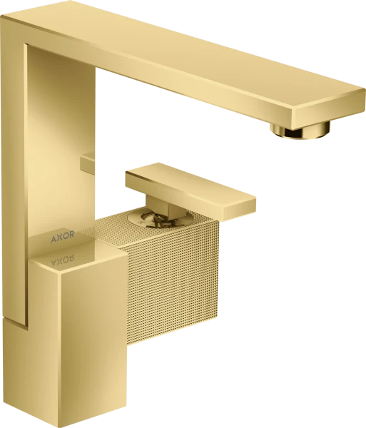 AXOR Edge WTM 190 Diamond Cut Polished Gold Optic