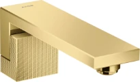 AXOR Edge Bec deverseur coupe diamant Polished Gold Optic