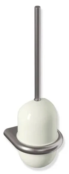 Hewi 805 porte-brosse inox brossé inox (support blanc)