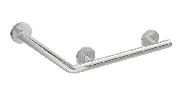Hewi 800 poignée d'appui en coin warm touch angle 135°, mat.de fixation inclus