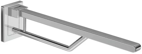 POIGNEE D'APPUI RELEVABLE HEWI DUO 700 MM - chromé
