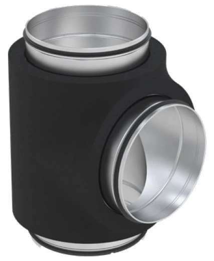 Zehnder ComfoPipe Compact 200 -  Té isolée avec joints 200/160