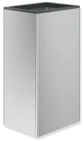 HEWI poubelle à papier 60L série 805 gris anthracite