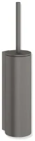 HEWI ensemble brosse WC ,revêtu par poudre, gris foncé mat