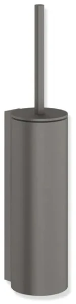 HEWI ensemble brosse WC ,revêtu par poudre, gris foncé mat