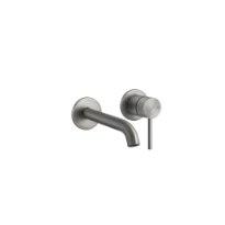 Gessi Gessi316 mitigeur lavabo mural sans vidage set de finition - Steel Brushed