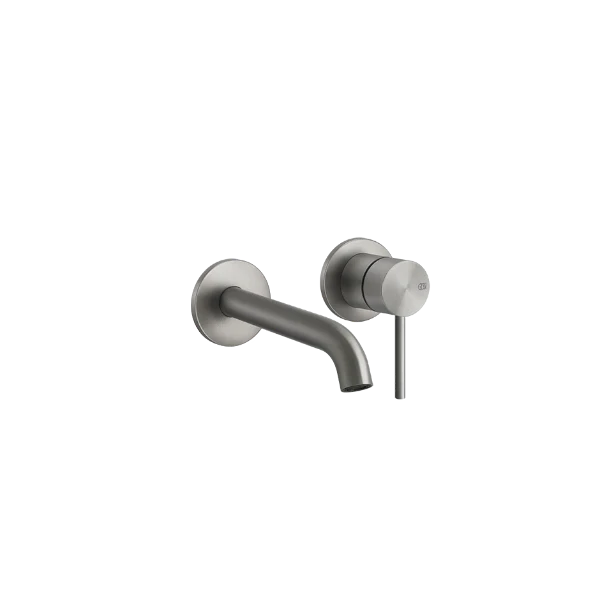 Gessi Gessi316 mitigeur lavabo mural sans vidage set de finition - Steel Brushed