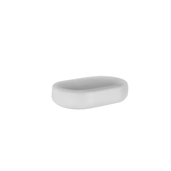 Gessi Goccia porte-savon à poser - Matt White Ceramic