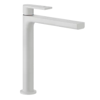 Gessi Via Manzoni mitigeur lavabo réhaussé sans vidage - blanc mat