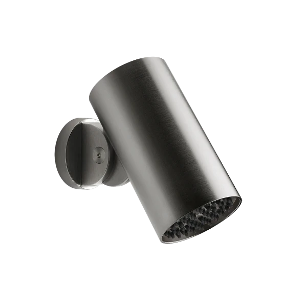 Gessi Spotwater Flessa pomme de douche mural mural - Steel Brushed - fontion pluie