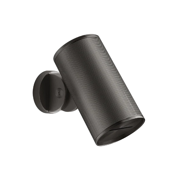Gessi Spotwater Diamantato pomme de douche mural - Black Metal Brushed PVD - fonction cascade