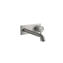Gessi Gessi316 mitigeur lavabo mural sans vidage set de finition - Steel Brushed