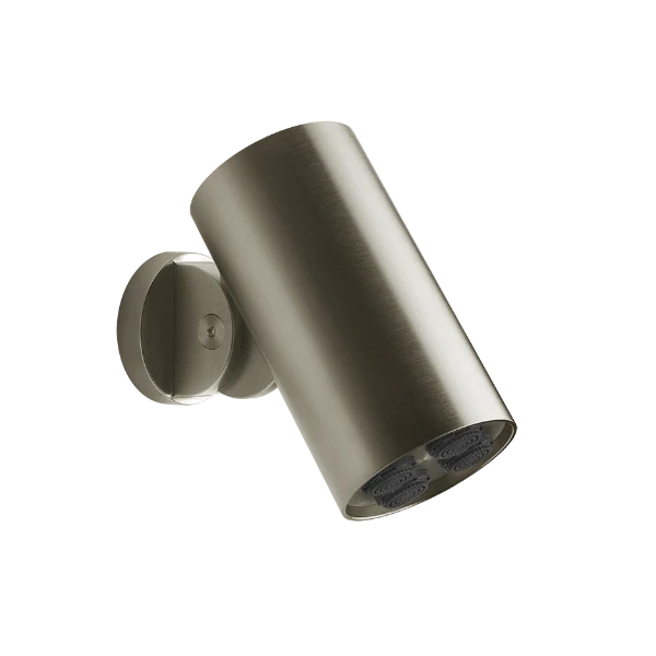 Gessi Spotwater pomme de douche mural mural - Finox Brushed Nickel - fontion multispray
