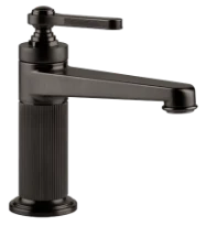 Gessi Venti20 mitigeur lavabo sans vidage - Black Metal Brushed PVD