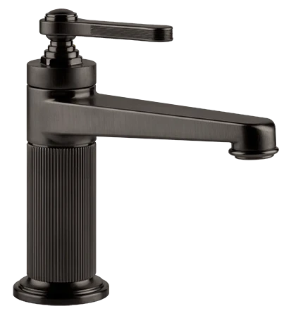 Gessi Venti20 mitigeur lavabo sans vidage - Black Metal Brushed PVD