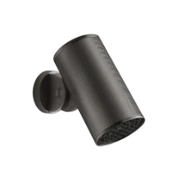 Gessi Spotwater Diamantato pomme de douche mural - Black Metal Brushed PVD - fonction pluie