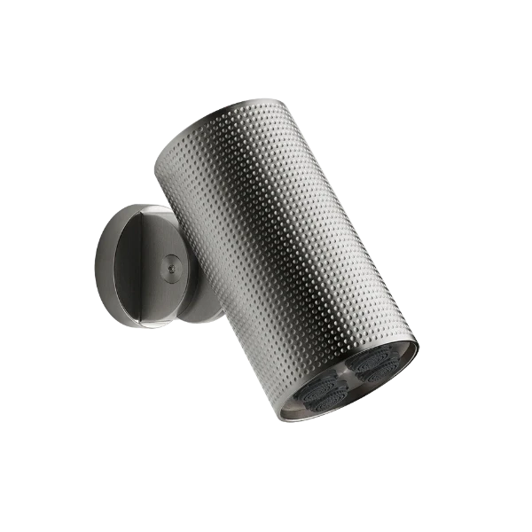 Gessi Spotwater Cesello pomme de douche mural mural - Steel Brushed - fontion multispray