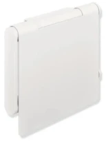 HEWI distributeur papier wc ,av. couvercle,poudre, blanc mat