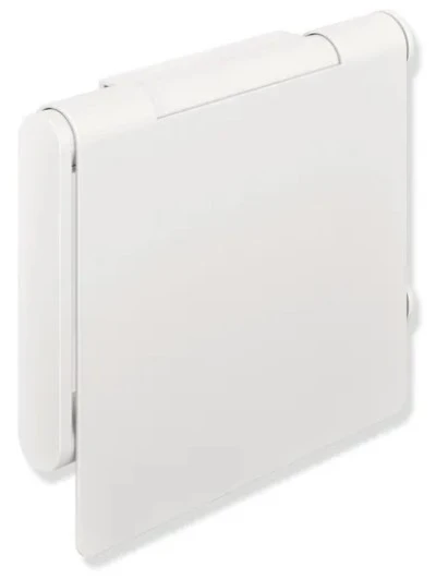 HEWI distributeur papier wc ,av. couvercle,poudre, blanc mat